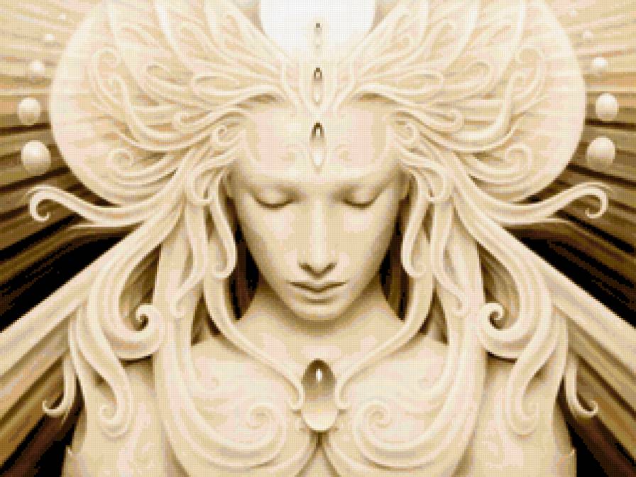 девушка фэнтэзи - картина - предпросмотр