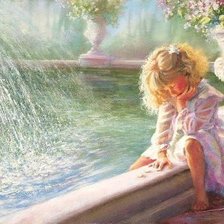 Схема вышивки «фонтан»