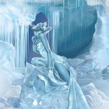 Схема вышивки «Ледяная леди»