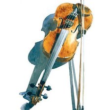 Схема вышивки «скрипка»