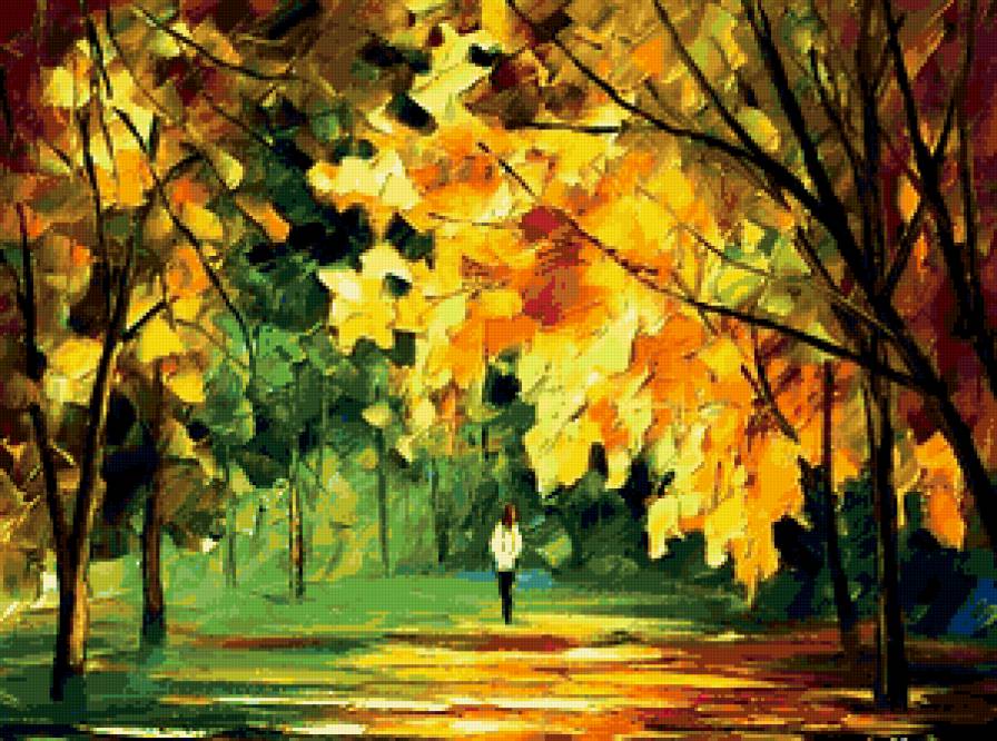 осенний пейзаж - предпросмотр