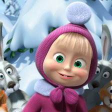 Схема вышивки «маша и медведь»