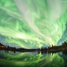 Схема вышивки «Северное сияние»