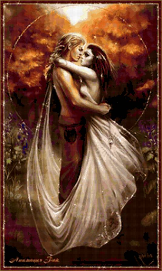 Фантастика - пара, фентези, девушка - предпросмотр