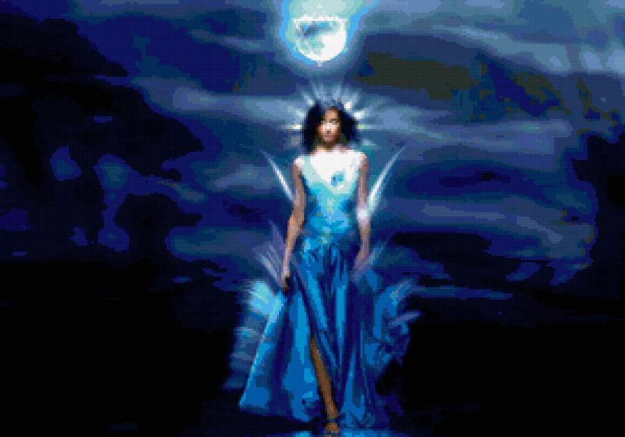 Мина - девушка, фентези, ведьма - предпросмотр