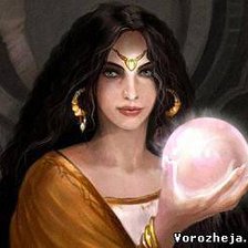 Схема вышивки «Гадалка»