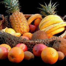 Схема вышивки «Фрукты»