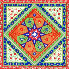 Схема вышивки «Узор на подушку»