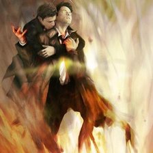 Схема вышивки «Кас и Дин ))»