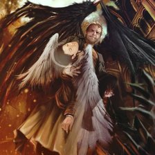 Схема вышивки «Кас и Люцифер»