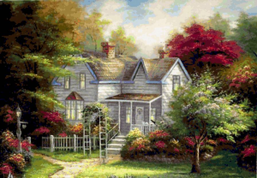 тропинка к дому - предпросмотр