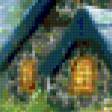 Предпросмотр схемы вышивки «домик в лесу» (№369604)