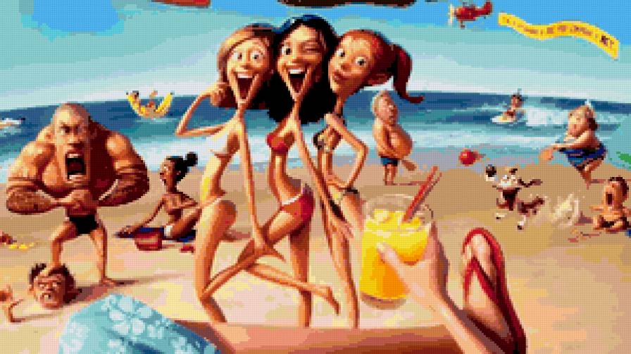 Ура! Мы на море - юмор, картинка - предпросмотр