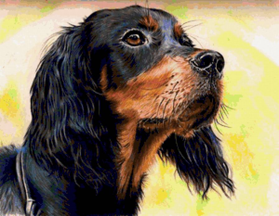 верный друг - собаки картина - предпросмотр