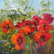 Схема вышивки «акварель»