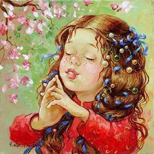 Схема вышивки «Дквочка»