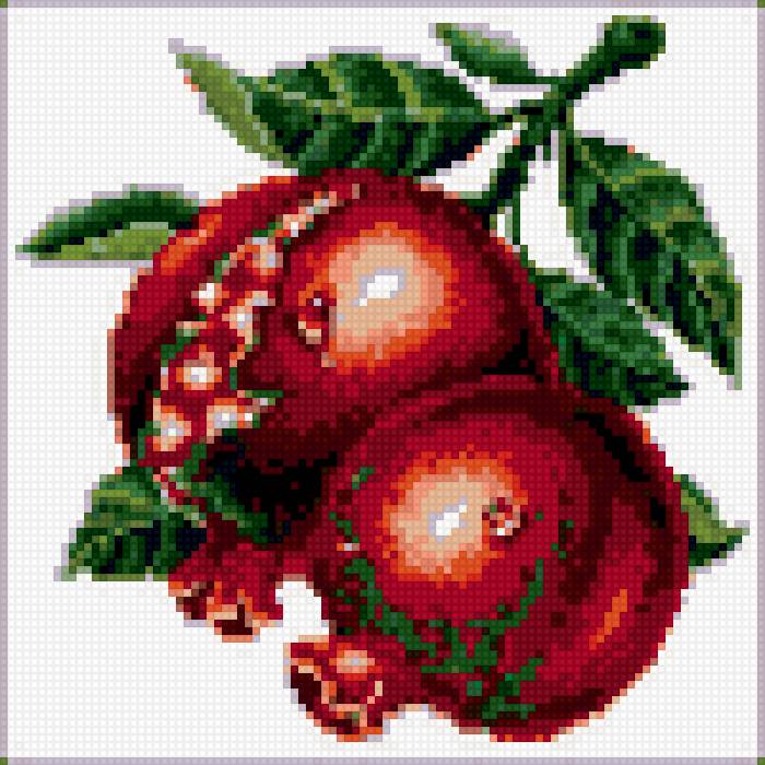 гранат - для кухни, панно, гранаты, фрукты - предпросмотр