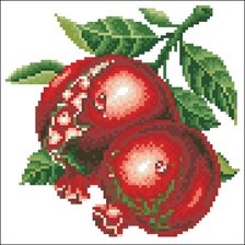 Схема вышивки «гранат»