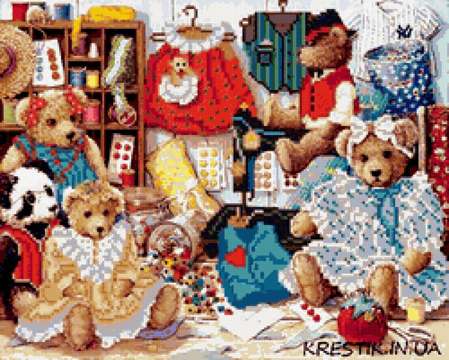 мишки - кукла, мишка, младенец, игрушки, детям, игрушка, ребенок, дети, детская - предпросмотр