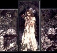 Схема вышивки «Триптикс "Дарк"»