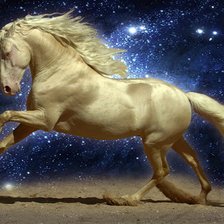 Схема вышивки «Звёздный конь»
