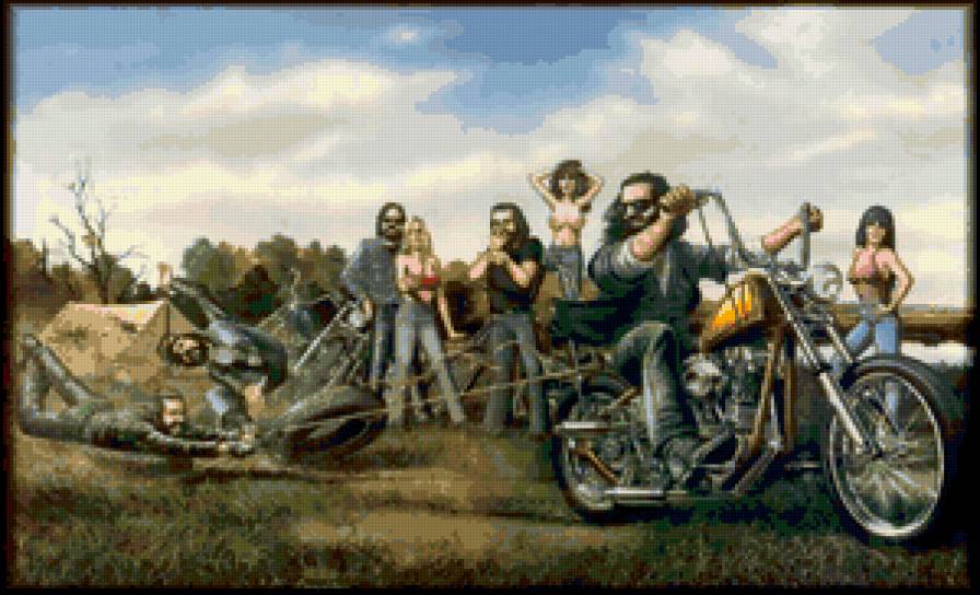 Байкфест! - байкер, байк, мото, юмор - предпросмотр