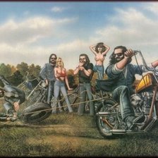 Схема вышивки «Байкфест!»