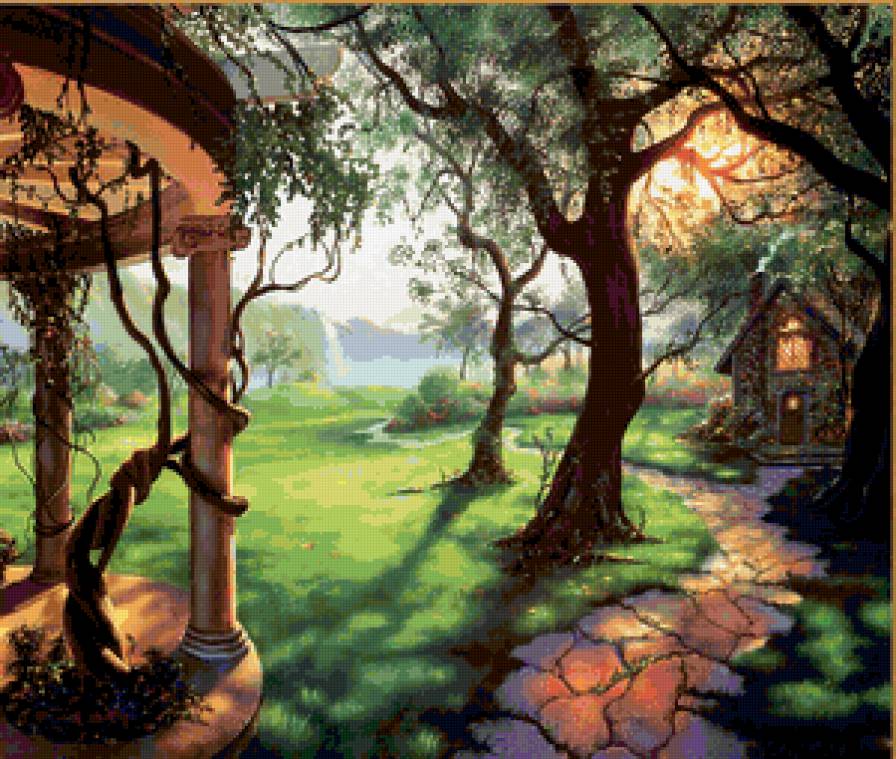 Чудный уголок - домик - предпросмотр