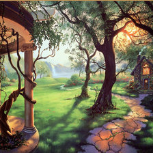 Схема вышивки «Чудный уголок»