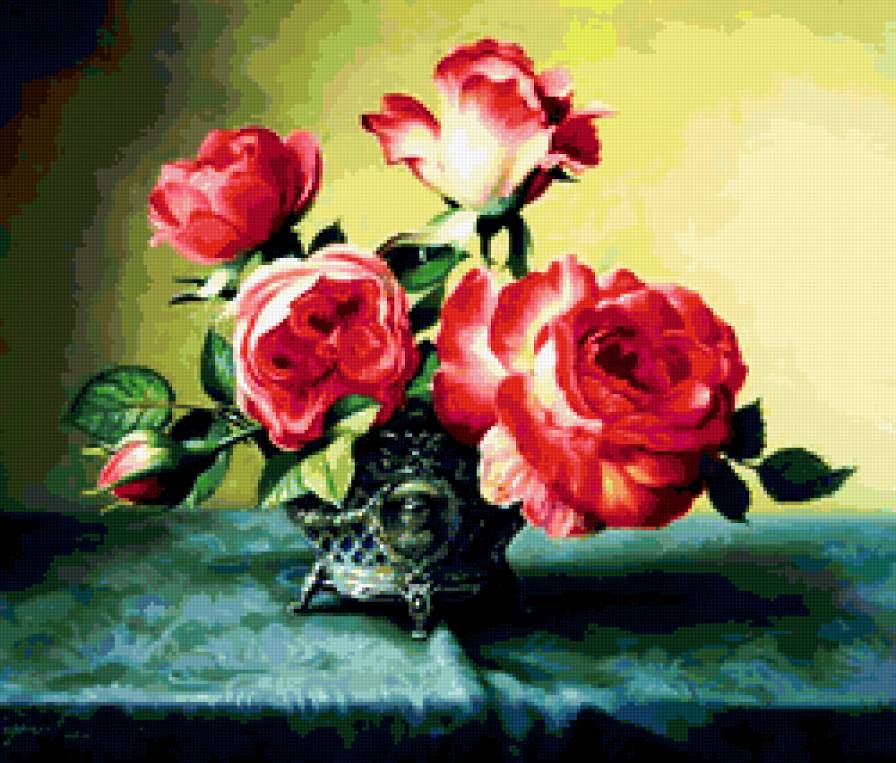 Розы - букет, цветы - предпросмотр