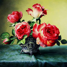 Схема вышивки «Розы»