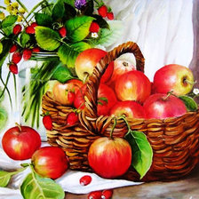 Схема вышивки «Яблоки»