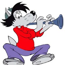 Схема вышивки «Волк»