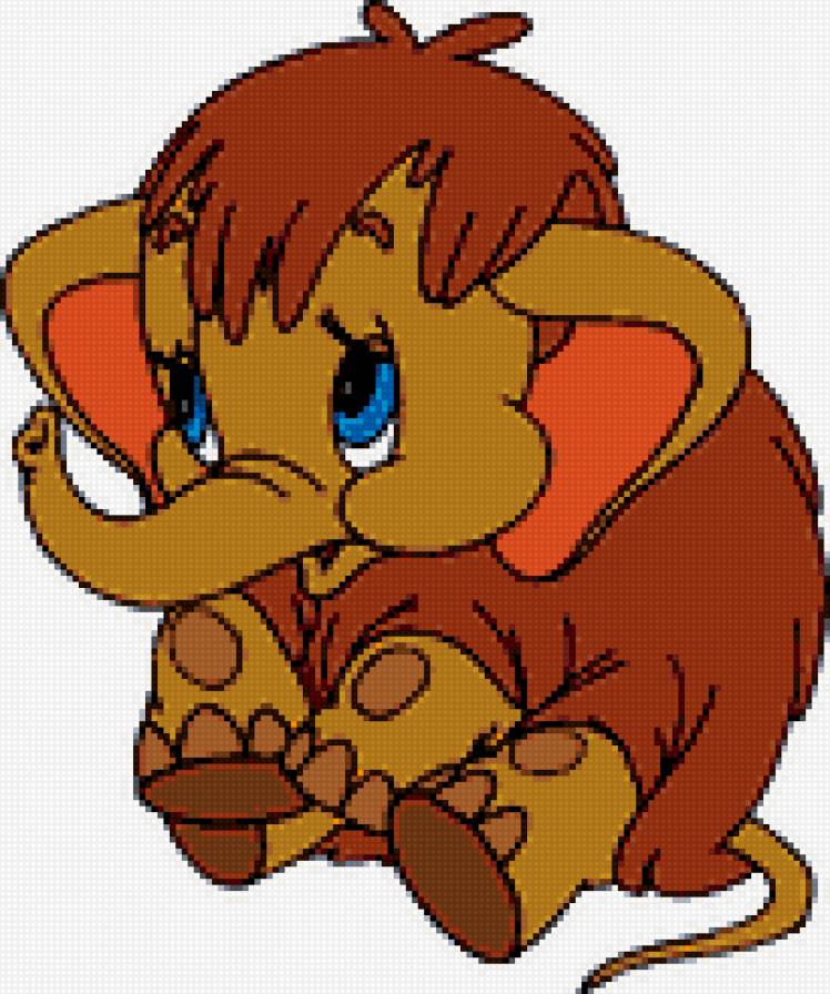 Мамонтенок - мультик, советские мультики, для детей, мамонтенок - предпросмотр