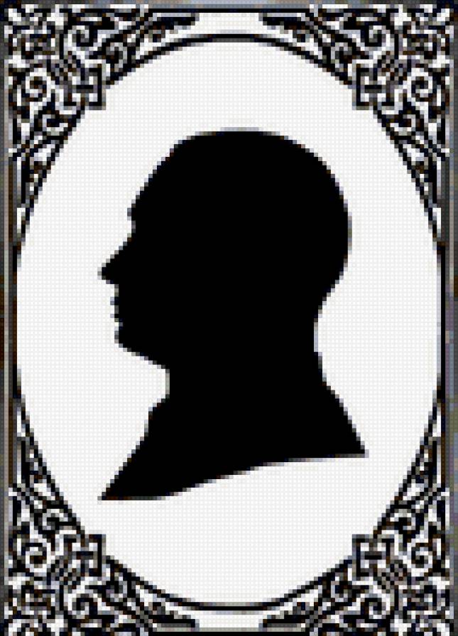 Силуэт мужчины - силуэт, монохром, мужчина - предпросмотр