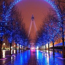 Схема вышивки «Ночной город»