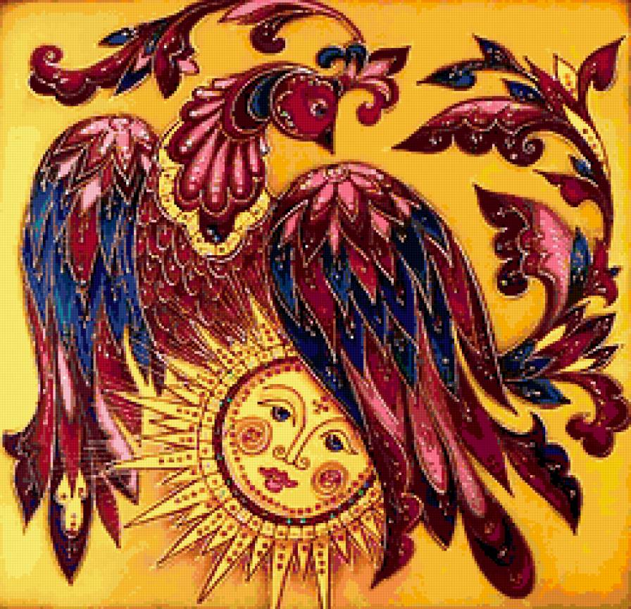 Жар-птица - птица, солнце, сказка - предпросмотр