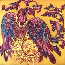 Схема вышивки «Жар-птица»