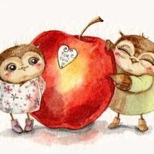 Схема вышивки «Совушки»