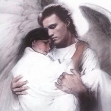 Схема вышивки «ангел»