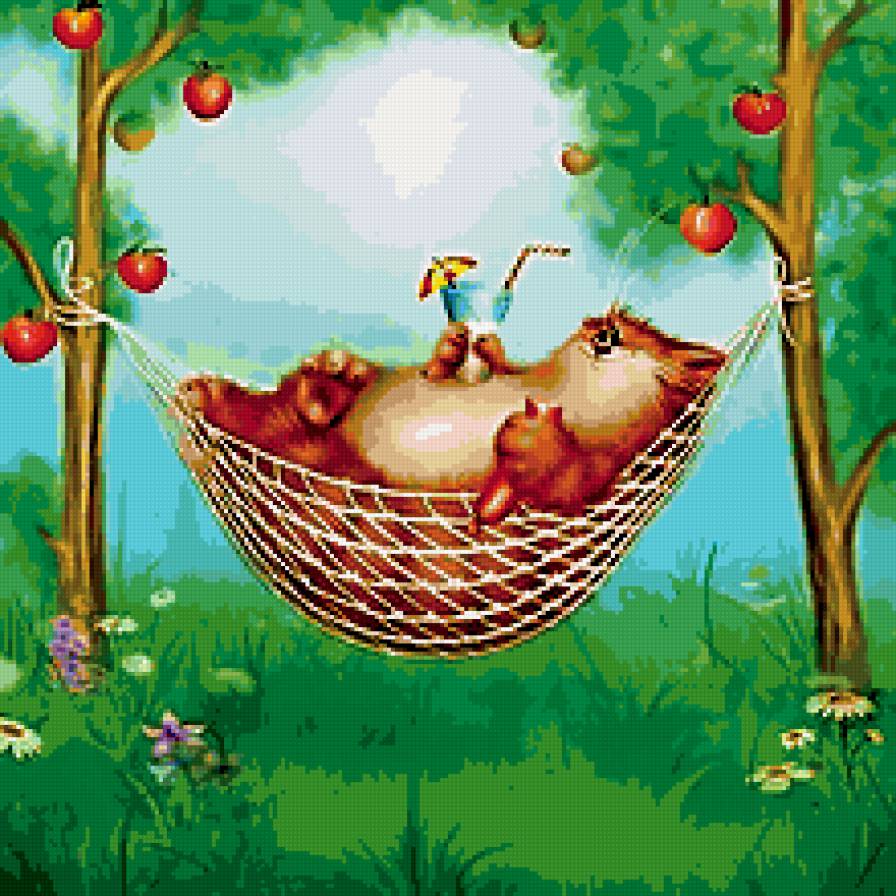 №372339 - отдых, лето, кот - предпросмотр