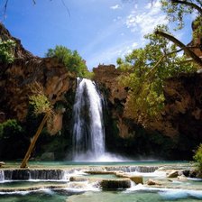 Схема вышивки «водопад»