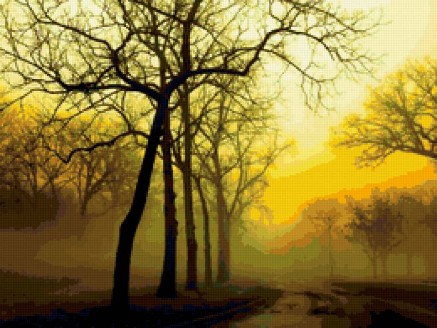 в тумане - предпросмотр