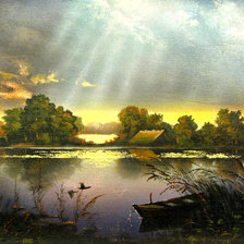 Схема вышивки «Рассвет»