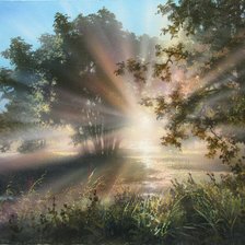 Схема вышивки «Утренний свет»