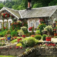 Схема вышивки «Дом»