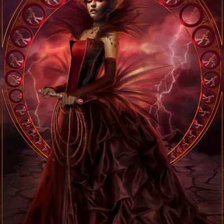 Схема вышивки «грехи.гнев»