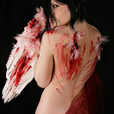 Схема вышивки «ангел»