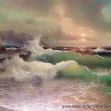 Схема вышивки «Море»