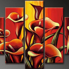 Схема вышивки «калла»